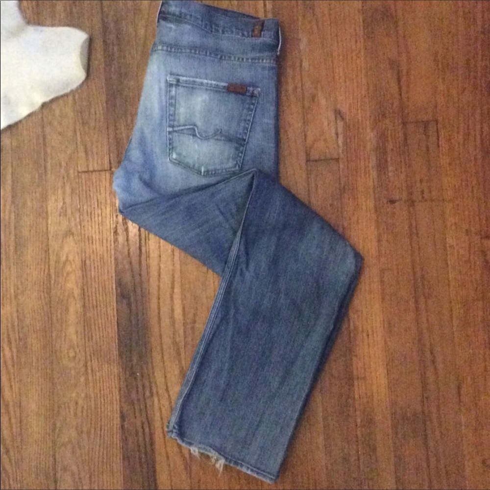 Men's Seven for All Mankind distressed jeans